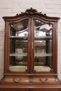Louis XV style Display cabinet in Walnut, France 19th century