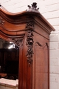 Louis XV style Armoire and bed in Walnut, France 19th century