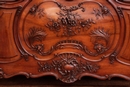 Louis XV style Armoire and bed in Walnut, France 19th century