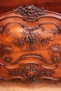 Louis XV style Armoire and bed in Walnut, France 19th century