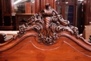 Louis XV style Armoire and bed in Walnut, France 19th century