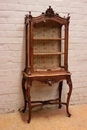 Louis XV style Display cabinet in Walnut, France 19th century