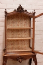 Louis XV style Display cabinet in Walnut, France 19th century