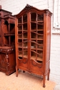 Louis XVI style Bookcase in Walnut, France 1900