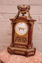 Louis XVI style Clock in Bronze and marble, France 19th century