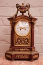 Louis XVI style Clock in Bronze and marble, France 19th century