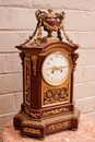 Louis XVI style Clock in Bronze and marble, France 19th century