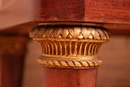 Louis XVI style Display cabinet in mahogany,bronze and marble, France 19th century