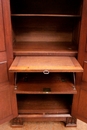 Gothic style Armoire/secretary desk in Oak, France 19th century