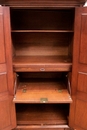 Gothic style Armoire/secretary desk in Oak, France 19th century