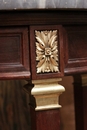 style Night stands in mahogany & bronze, France 19th century