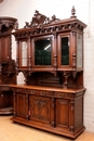 Renaissance style Cabinet in Oak, France 19th century