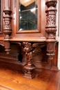 Renaissance style Cabinet in Oak, France 19th century