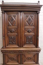 Renaissance style Cabinet in Walnut, France 19th century
