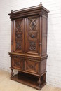 Renaissance style Cabinet in Walnut, France 19th century