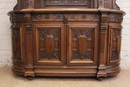 Renaissance style Cabinet in Walnut, France 19th century