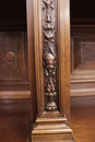 Renaissance style Cabinet in Walnut, France 19th century