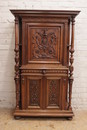 Renaissance style Cabinet in Walnut, France 19th century