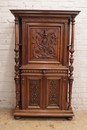 Renaissance style Cabinet in Walnut, France 19th century