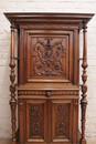 Renaissance style Cabinet in Walnut, France 19th century