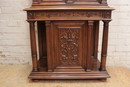 Renaissance style Cabinet in Walnut, France 19th century