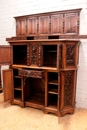 Renaissance style Cabinet in Walnut, France 19th century