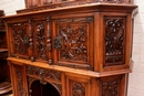 Renaissance style Cabinet in Walnut, France 19th century