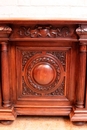 Renaissance style Desk in Walnut, France 19th century