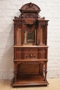 Renaissance style Display cabinet in Walnut, France 19th century