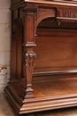 Renaissance style Display cabinet in Walnut, France 19th century