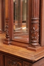 Renaissance style Display cabinet in Walnut, France 19th century