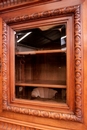 Renaissance style Display cabinet in Walnut, France 19th century