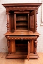 Renaissance style Display cabinet in Walnut, France 19th century