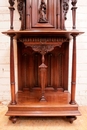 Renaissance style Cabinet in Walnut, France 19th century