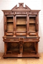 Renaissance style Cabinet in Walnut, France 19th century