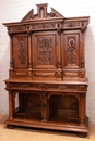 Renaissance style Cabinet in Walnut, France 19th century