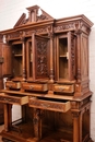 Renaissance style Cabinet in Walnut, France 19th century