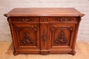 Regency style Cabinet in Walnut, France 19th century