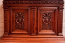 Renaissance style Cabinet in Walnut, France 19th century