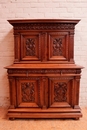 Renaissance style Cabinet in Walnut, France 19th century