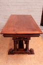 Renaissance style Center table in Walnut, France 19th century