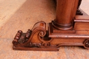 Renaissance style Desk table in Walnut, France 19th century