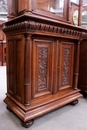 Renaissance style Display cabinet in Walnut, France 19th century