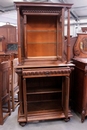 Renaissance style Display cabinet in Walnut, France 19th century