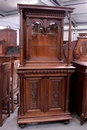 Renaissance style Display cabinet in Walnut, France 19th century