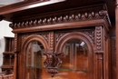 Renaissance style Display cabinet in Walnut, France 19th century