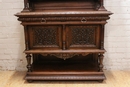 Renaissance style Server in Walnut, France 19th century