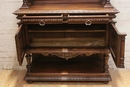 Renaissance style Server in Walnut, France 19th century