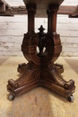 Renaissance style Table in Walnut, France 19th century