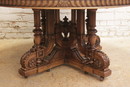 Renaissance style Table in Walnut, France 19th century